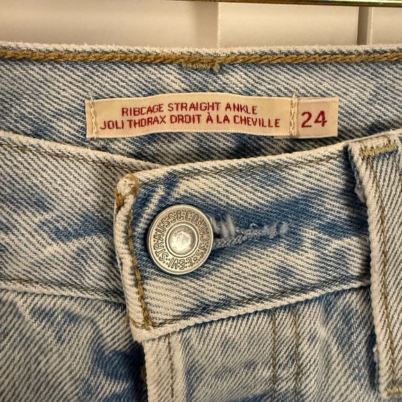 Levi’s RIBCAGE STRAIGHT ANKLE WOMEN'S JEANS Size 24 - Picture 11 of 17